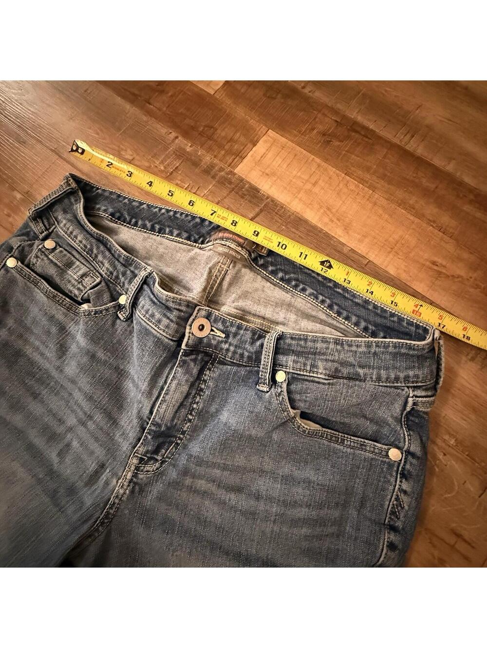 Torrid Jeans Womens 14XT Blue Boyfriend Straight Stretch Denim Vintage Style - Picture 4 of 8